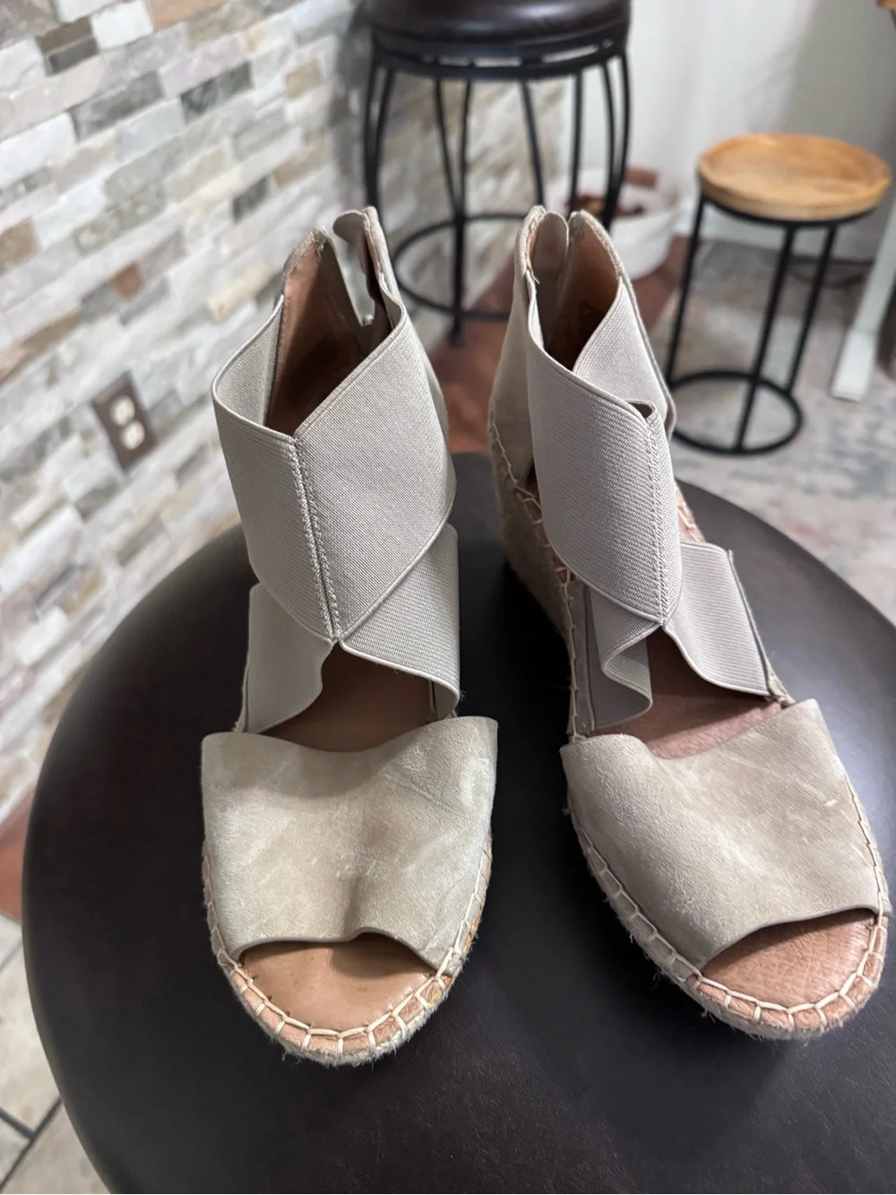 Gentle Souls espadrille wedge sandal